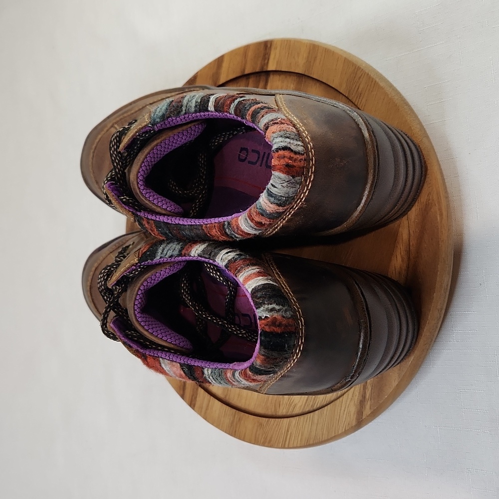 Bionic Gervais Platform Wedge Oxfords. Size 8 - Picture 5 of 9